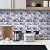 Commomy 3D Faux Brick Wall Panels Peel and Stick - 10 pcs 11.8”x 11.8”Small Size PVC Printable Brick Wallpaper Wall Tiles Backsplash for Kitchen,Bedroom,Living Room,RV