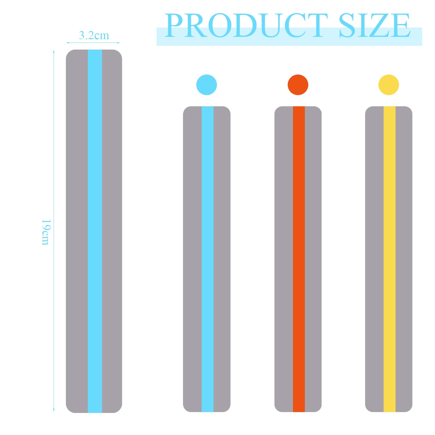 Aruicheng Guided Reading Strips Overlay Hightlight Bookmarks Reading Trackers Reading Tools Helps with Dyslexia for Students and Teacher Teaching 6 Pieces - Image 2