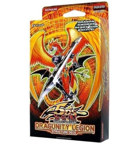 YuGiOh 5Ds Dragunity Legion 1st Edition Structure Deck with Mirror Force!