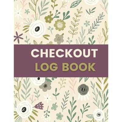 Checkout Log Book (8.5 x 11 Inches)