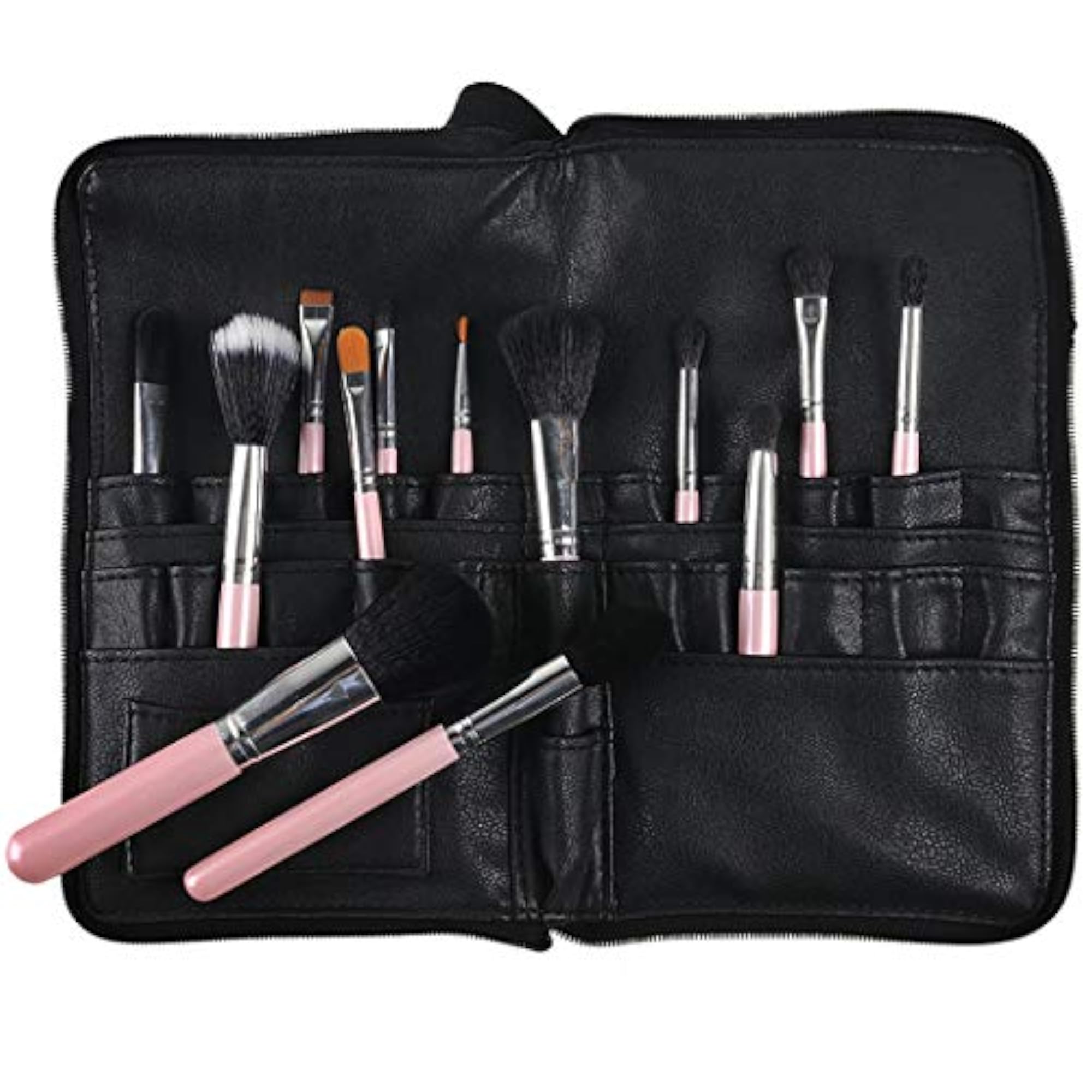 Creative Makeup Brush Organizer Bag with Belt