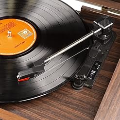 Fenton Memphis Platine Vinyle Bluetooth Dab/FM – Bois Foncé, Lecteur CD/Cassette, MP3, Port USB Lecture et Enregistrement, Prise Casque, Idéal pour Décorer Votre Intérieur et Écouter Vos Musiques - Les Beatles, Paul McCartney, John Lennon, RIngo Starr, George Harrison Fenton Memphis Platine Vinyle Bluetooth Dab/FM - Bois Foncé, Lecteur CD/Cassette, MP3, Port USB Lecture et Enregistrement, Prise Casque, Idéal pour Décorer Votre Intérieur et Écouter Vos Musiques – Image 5