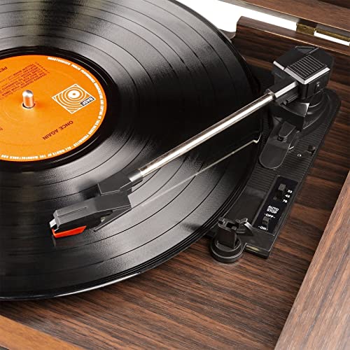 Fenton Memphis Platine Vinyle Bluetooth Dab/FM – Bois Foncé, Lecteur CD/Cassette, MP3, Port USB Lecture et Enregistrement, Prise Casque, Idéal pour Décorer Votre Intérieur et Écouter Vos Musiques - Les Beatles, Paul McCartney, John Lennon, RIngo Starr, George Harrison Fenton Memphis Platine Vinyle Bluetooth Dab/FM - Bois Foncé, Lecteur CD/Cassette, MP3, Port USB Lecture et Enregistrement, Prise Casque, Idéal pour Décorer Votre Intérieur et Écouter Vos Musiques – Image 6