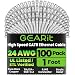 GearIT 100-Pack, Cat 6 Ethernet Cable Cat6 Snagless Patch 1 Foot - Snagless RJ45 Computer LAN Network Cord, White - Compatible with 5 Port Switch POE 5port Gigabit