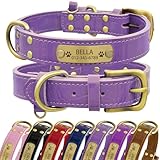 Matériel Robuste : Nos colliers pour chiens en cuir personnalisés sont robustes et durables pour résister aux activités des petits, moyens et grands chiens. Nous avons également ajouté des anneaux en D supplémentaires pour le badge du chien sur ce collier en cuir véritable, vous pouvez également accrocher des pendentifs ou tout autre chose.