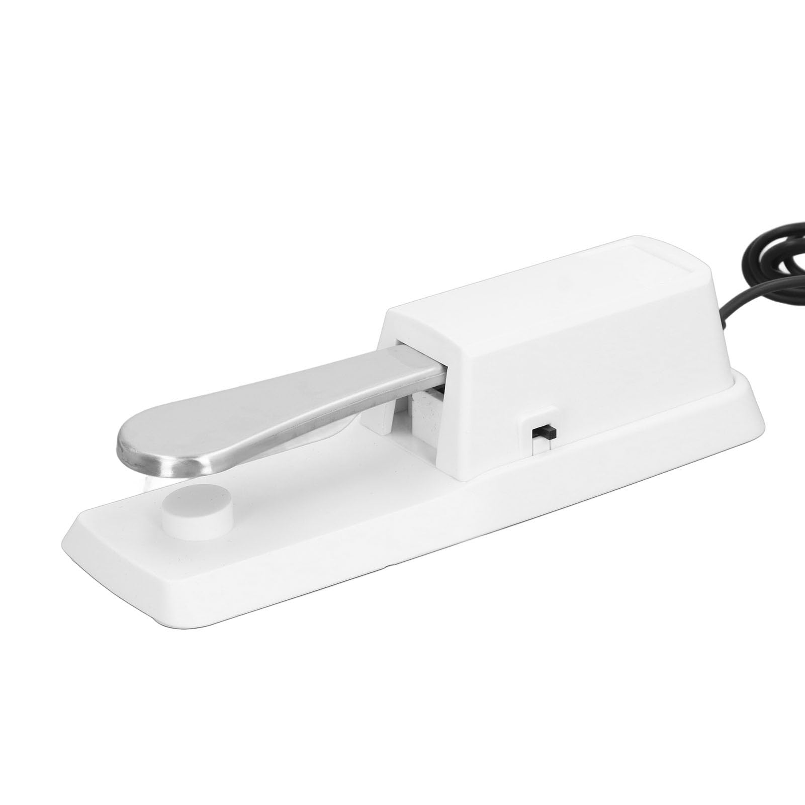 Pedal de sostenido Universal para Teclado, Pedal de sostenido Pedal de Teclado de Piano para Todos los Instrumentos electrónicos con función de sostenido (White)