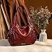 Montana West Tote Shoulder Bag for Women Washed Leather Purses and Handbags Crossbody Bags Hobo Satchel Bag MWC-019BDY