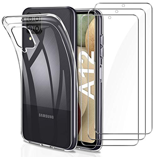YNMEacc Cover per Samsung Galaxy A12 Custodia + 3