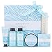 Produktbild Bad Geschenket für Frauen, SPA LUXETIQUE Pflegeset Meeresduft mit 6 Produkten in Reisegröße - Duschgel, Bodylotion, Schaumbad, Handcreme, Leinentasche mit Kordelzug, Spa Bad Geschenke zu Weihnachten