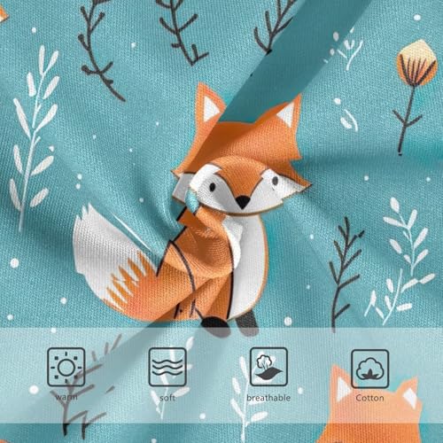 Cute Foxes Kids Underwear, Toddler Briefs, Girls Underwear Cotton, 2–8 Years3