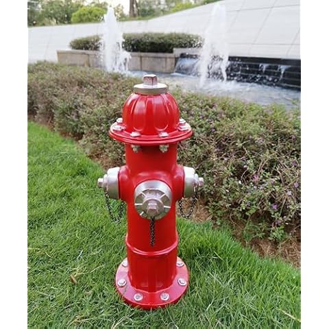 Fire Hydrant Garden Statue for Dogs to Pee On,Puppy Pee Post Training Tool Resin Statue,Indoor Outdoor Fire Hydrant Decor Figurines for Yard Art and Garden Lawn,The Perfect Firefighter Ideal Choice Cover