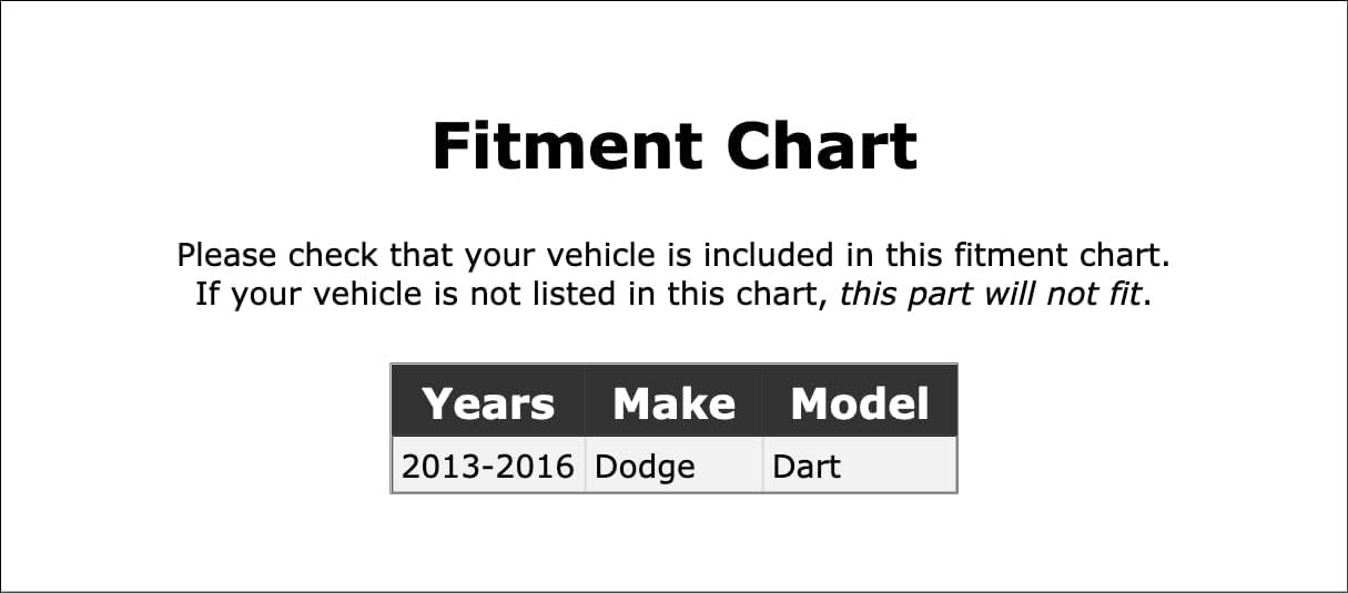 Rear Disc Brake Caliper Pin Boot Kit Compatible With Dodge Dart 2013 2014 2015 2016 PC-456682