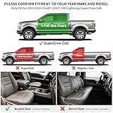 Photo of the YITAMOTOR Floor Mats Fit for Ford F-150/F150 Lightning SuperCrew Cab 2024-2015