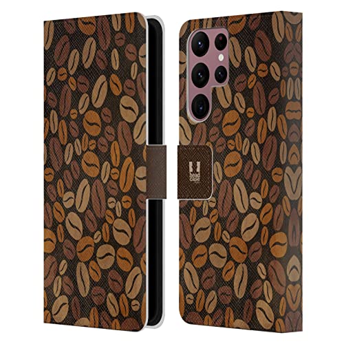 Protection Grain De Café Samsung S22 Ultra étui portefeuille cuir