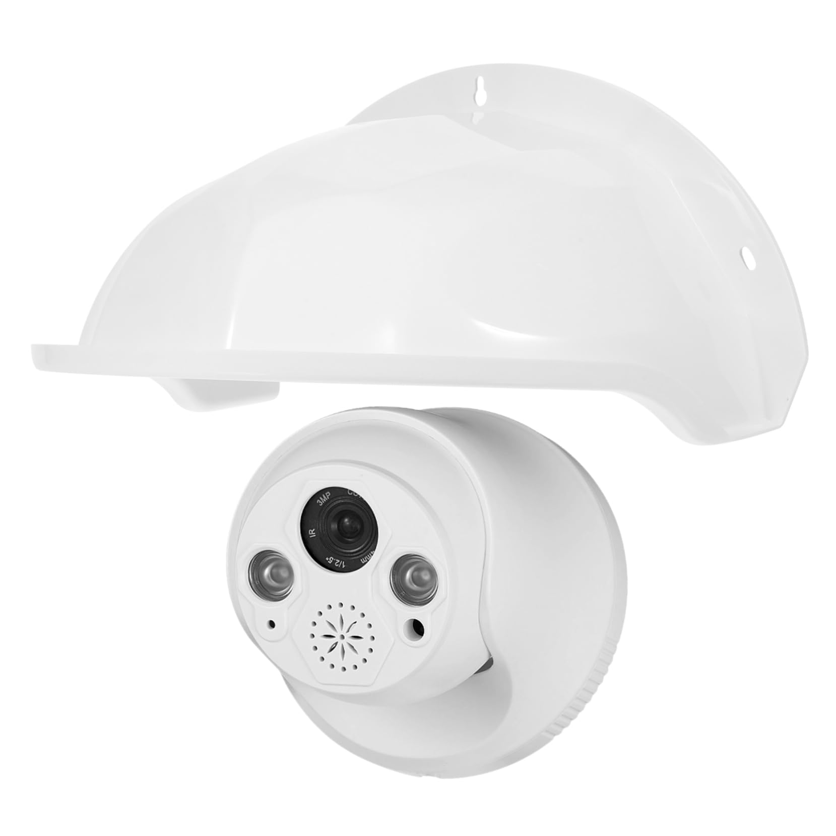 Boîtier pour Caméra Extérieure Blanc Abs 2 Pièces Protection