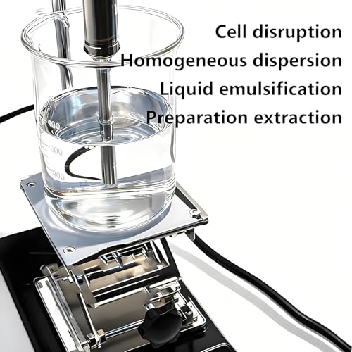 800W laboratorium ultradźwiękowe homogenizator, tytanowe zakłócenia komórek dla przemysłu biologicznego, 20kHz <600 ml pojemności, 1s-99h timer, dostępne są różne rozmiary sondy