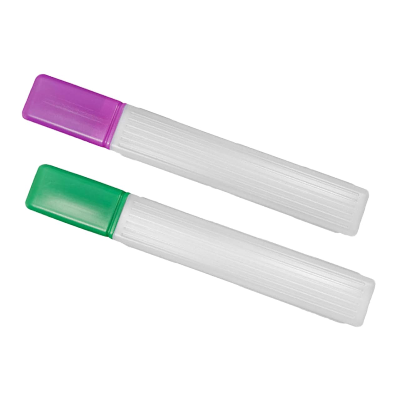 LALAFINA Knitting Tool Box 2pcs Plastic Storage Tube for Needles Sewing Needles Holders