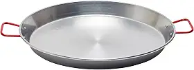 Garcima Panela de paella de aço carbono de 42 cm (17 polegadas), 42 cm