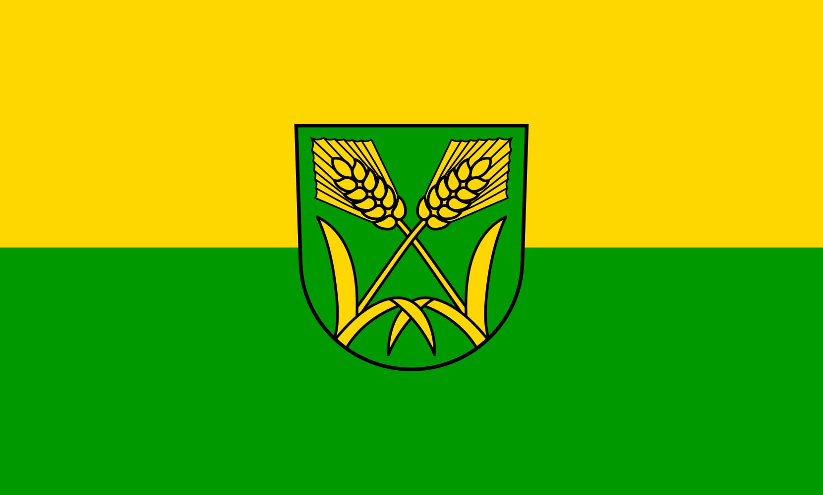 Drapeau paysage Heimsheim grand format 1.35m² aux finitions soignées