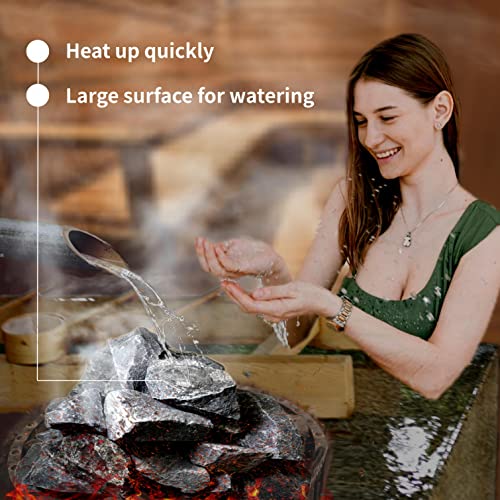 Housylove Sauna Rocks/Sauna Stones, 36 Lb Box Of Lava Rock For Steam Sauna, Sauna Stone #TOP3