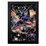 [Design polyvalent]: Les cadres photo noirs A5 sont parfaits pour exposer les œuvres de grattage des enfants et des adultes et peuvent également servir de cadres créatifs pour décorer votre espace avec style, en toute simplicité.