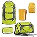 Produktbild Satch Pack Ginger Lime 5-tlg. Set Schulrucksack + Schlamperbox + Sporttasche + Helftebox + Regencape Orange