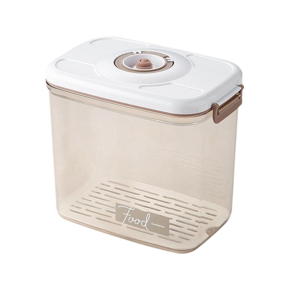 CTRLZS Kitchen High-Capacity Food Storage Container Vacuum Preservation Box Sealed Box Miscellaneous Grain Storage Box 4.6L