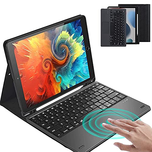 iPad Mini Étui Clavier 5/4 en TPU Noir avec Porte-Crayon et Bluetooth Détachable