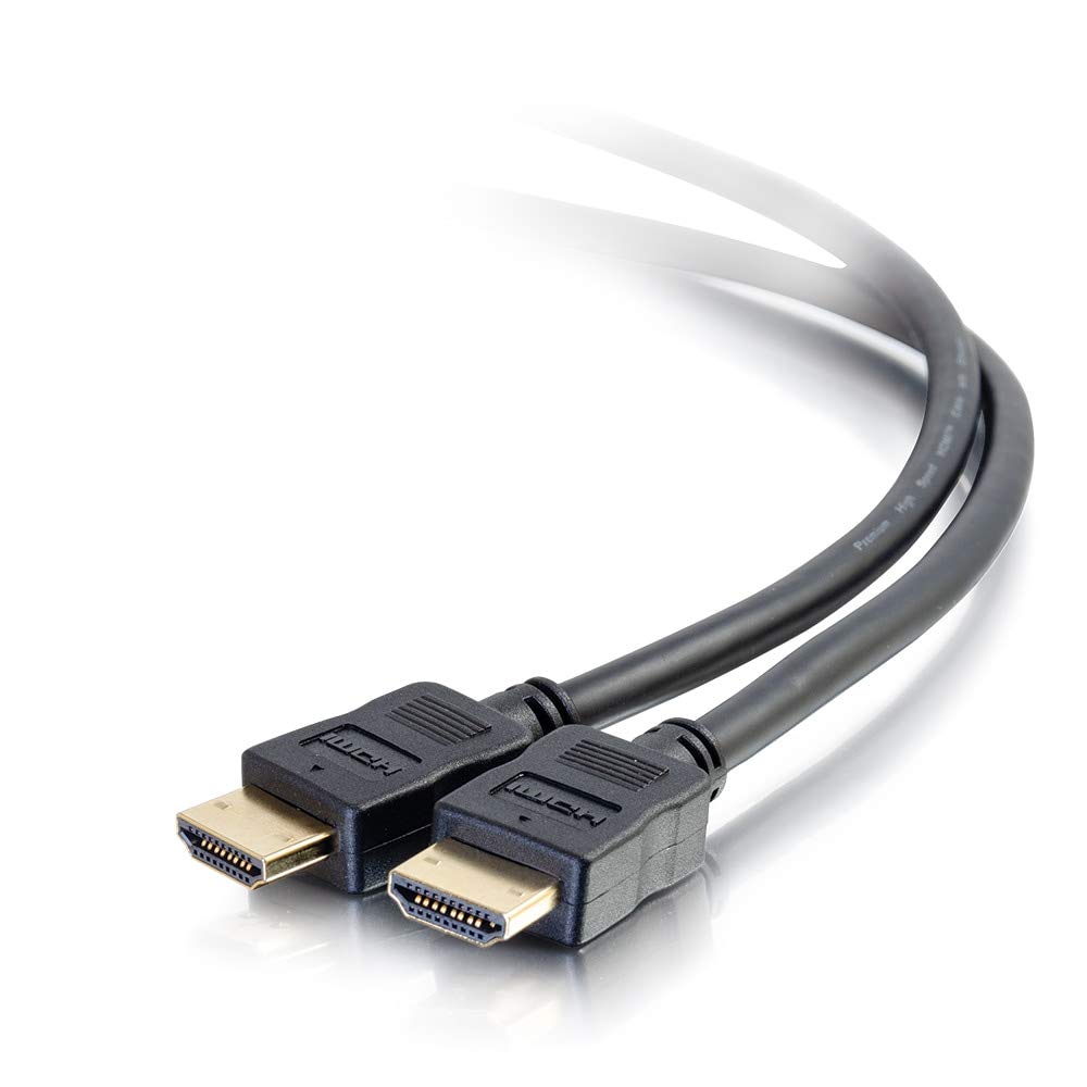 C2G Cavo HDMI ad alta velocità da 1,8 m con Ethernet, cavo HDMI tipo A 4K 60Hz (HDMI standard) supporta flussi video 3D e doppi