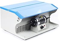 Vista 2 de Pulidora de pulido Colector de polvo TableTop Pulidor de joyería multiusos 200W con luz