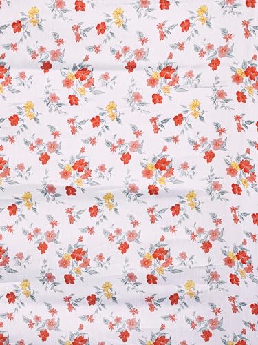 Image of Garden Vareli Floral Print Chiffon Saree