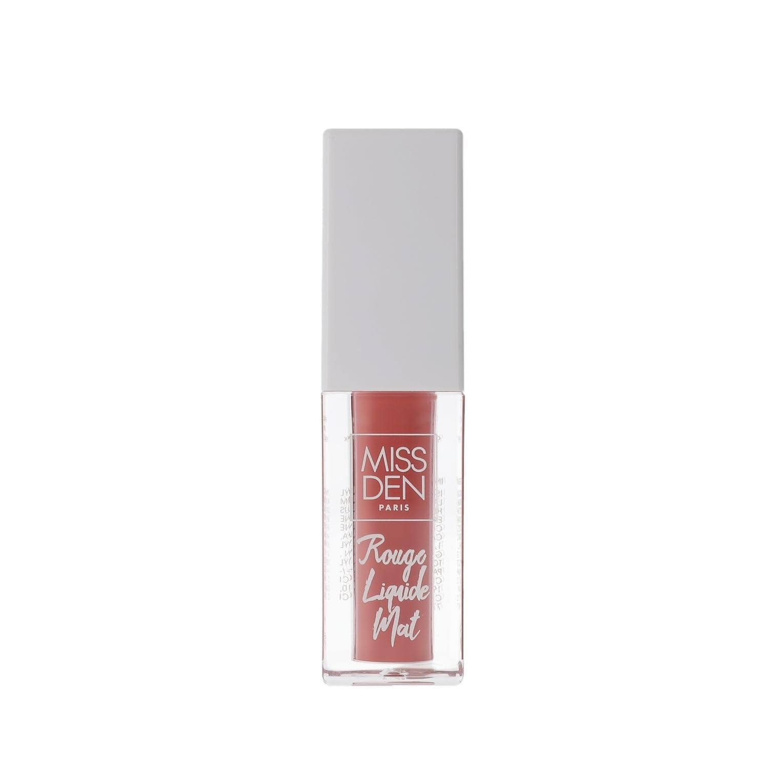 Un matin élégant, un geste précis : le rouge à lèvres liquide mat teinte Rose Nude signé Miss Den - Lot de 3