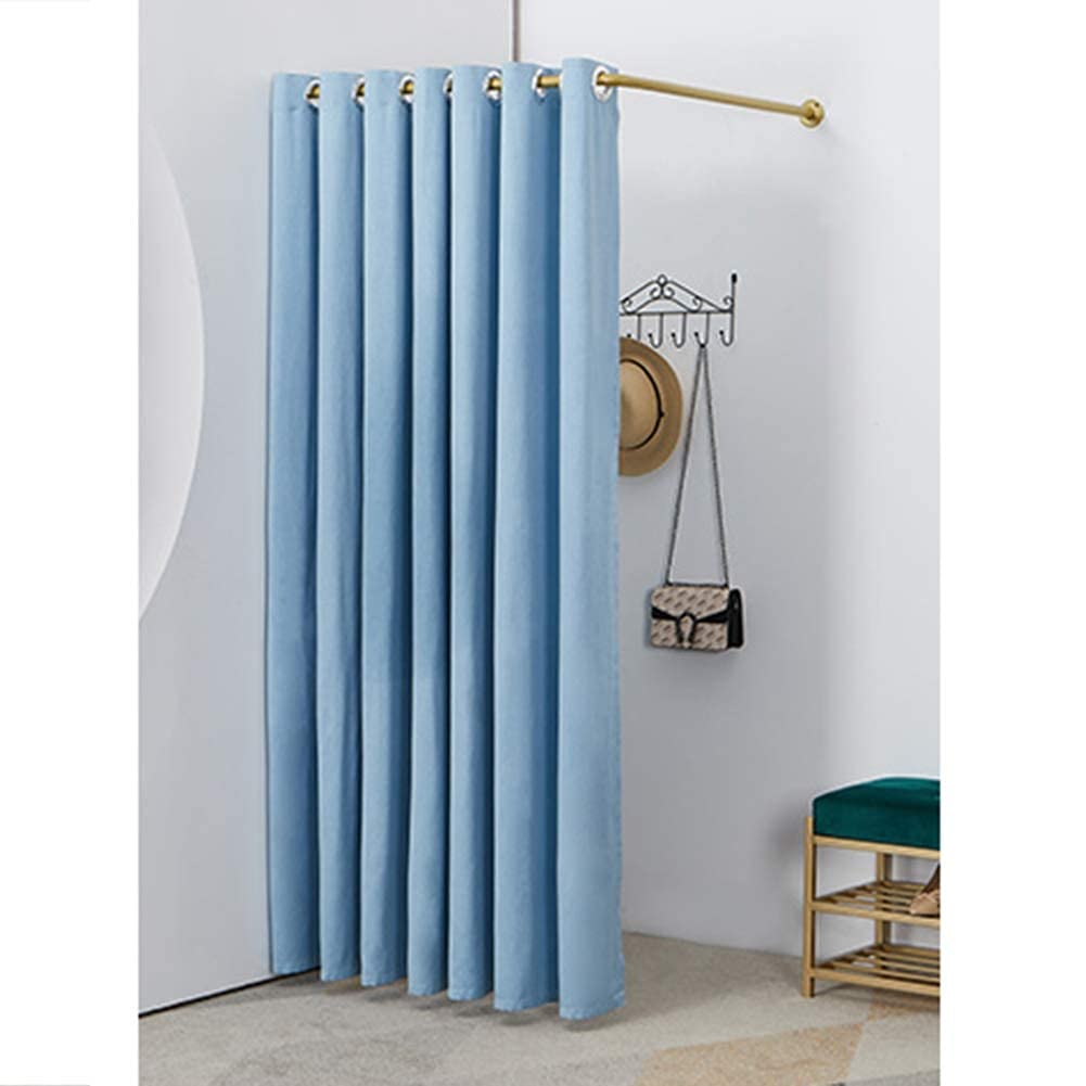 Clothing Store Fitting Room, Fitting Room Curtain Type Fitting Room Changing Room Standing Type Work Clothes Change Clothes Locker Room Metal Frame Load-Bearing Stable,10 Colors,3 S Fitting Room Dress