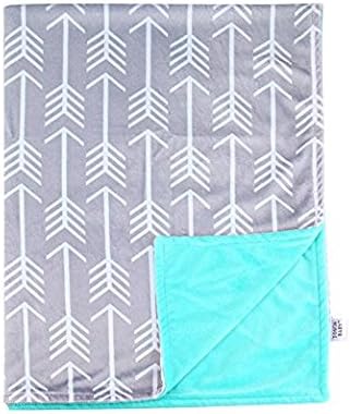 Minky Baby Blanket，30x40 Inch Double Layer Newborn Blanket，Soft Baby Girl Blanket,Light Weight Baby Boy Blankets, Nursery Receiving Blanket, Blanket Plush Kids Throw for Girls and Boys Crib Stroller