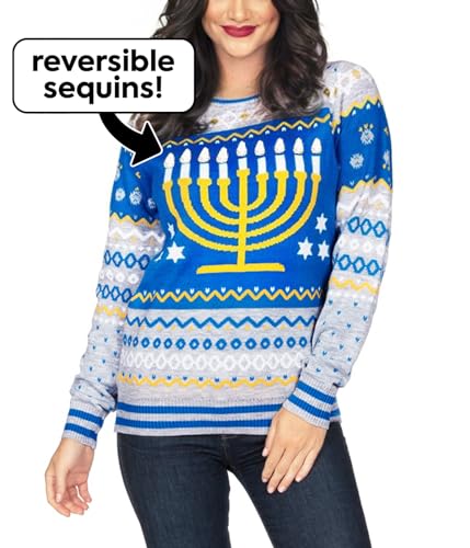 Tipsy-Elves-Hanukkah-Sweaters-for-Women-Adult-Ugly-Sweaters-for-The-Holidays-Cute-and-Cozy-Ultra-Comfortable-Pullovers