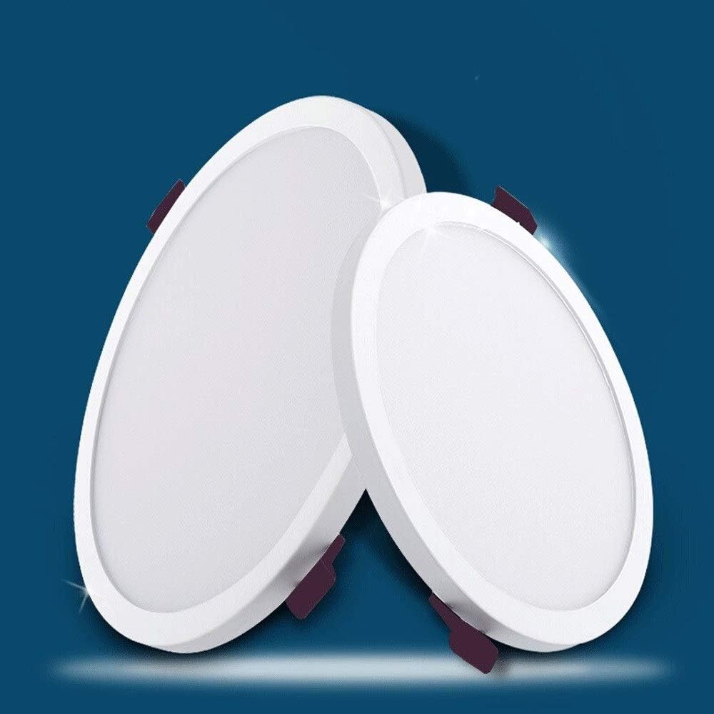 Recessed 1cm Slim LED Downlight Energy Saving Integrated Down Lights 9W/12W/18W/22W Ultra Bright Round Recessed Ceiling Flat Panel Down Light Easy Installation Integrated