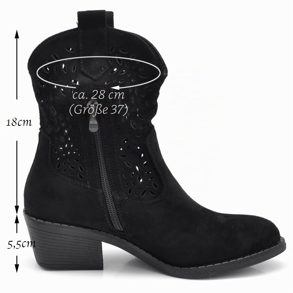 IF Fashion Damenschuhe Stiefel Stiefeletten Camperos MP661
