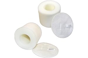 HQRP 2-Pack Filter Kit Replacement for Shark XFF650 DuoClean Vacuums