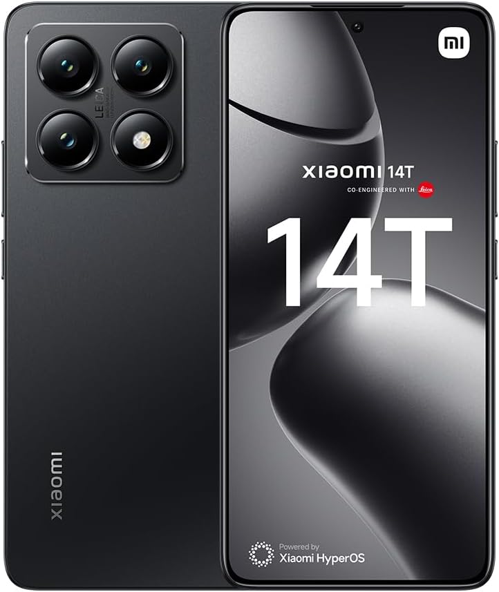 14T 5G Mobile,Titan Black (12GB RAM+256GB) | MediaTek 8300 ultra | 6.67" Amoled 144Hz display | Leica Triple Camera 50+50+12MP, 32MP Front camera | Free Xiaomi outdoor speaker