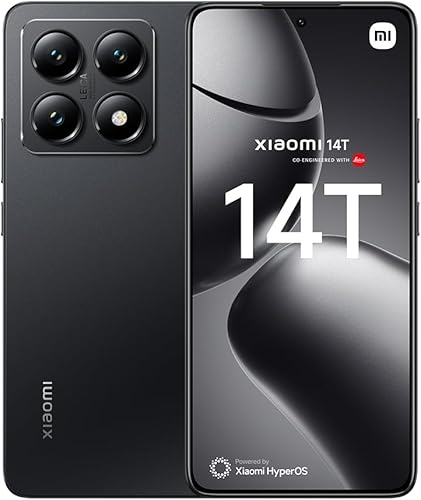 Smartphone Xiaomi 14T 256 Go Noir Titane optique Leica