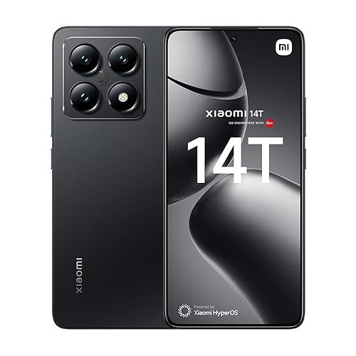 Xiaomi 14T Ai 5G (512/12GB) Global ROM Unlocked Worldwide (for Tmobile Mint Tello Global) 50MP Triple Pro Leica Camera 6.67" 144Mhz (Titan Black)