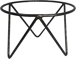 Suporte Tripé de Ferro para Vasos de 20cm Plantas de Chão (Ouro Velho)