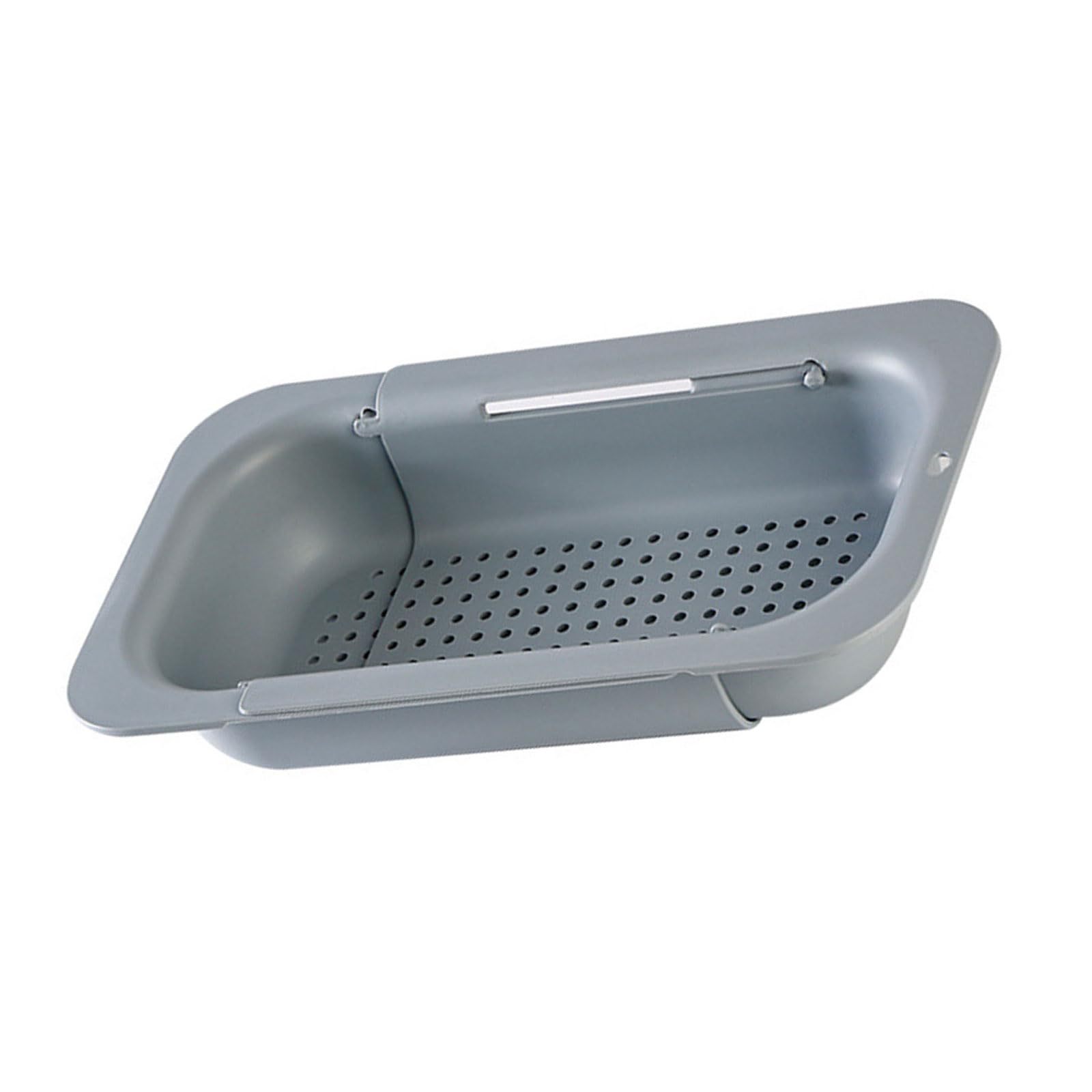 Xinsheinelry Kitchen Sink Drain Basket for Fruits Vegetables and Dishes Featuring Expandable Design and Effective Drainage Holes Hygienic Drying Mat