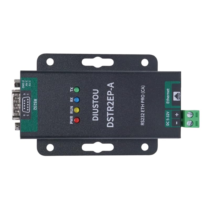 Adaptateur RS232 vers Ethernet industriel isolé en boîtier alliage - 4