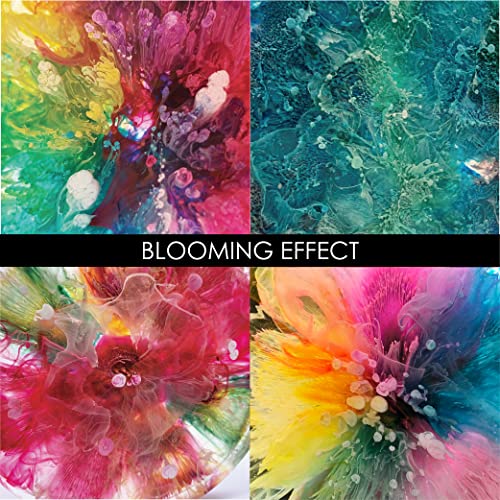 White &Pearl Alcohol Ink Set- 4 Colors For Resin Art | 2X20Ml Pearl White | 2X20Ml Sinking White Alcohol Based Ink #TOP3