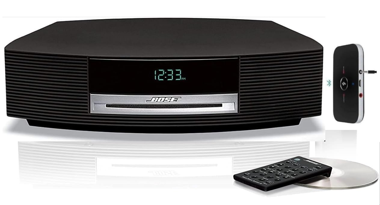 USAV Bluetooth Adapter Bundle with Bose Wave Music System II Graphite Gray (AWRCC1)