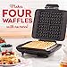 Dash No-Drip Waffle Iron, Red
