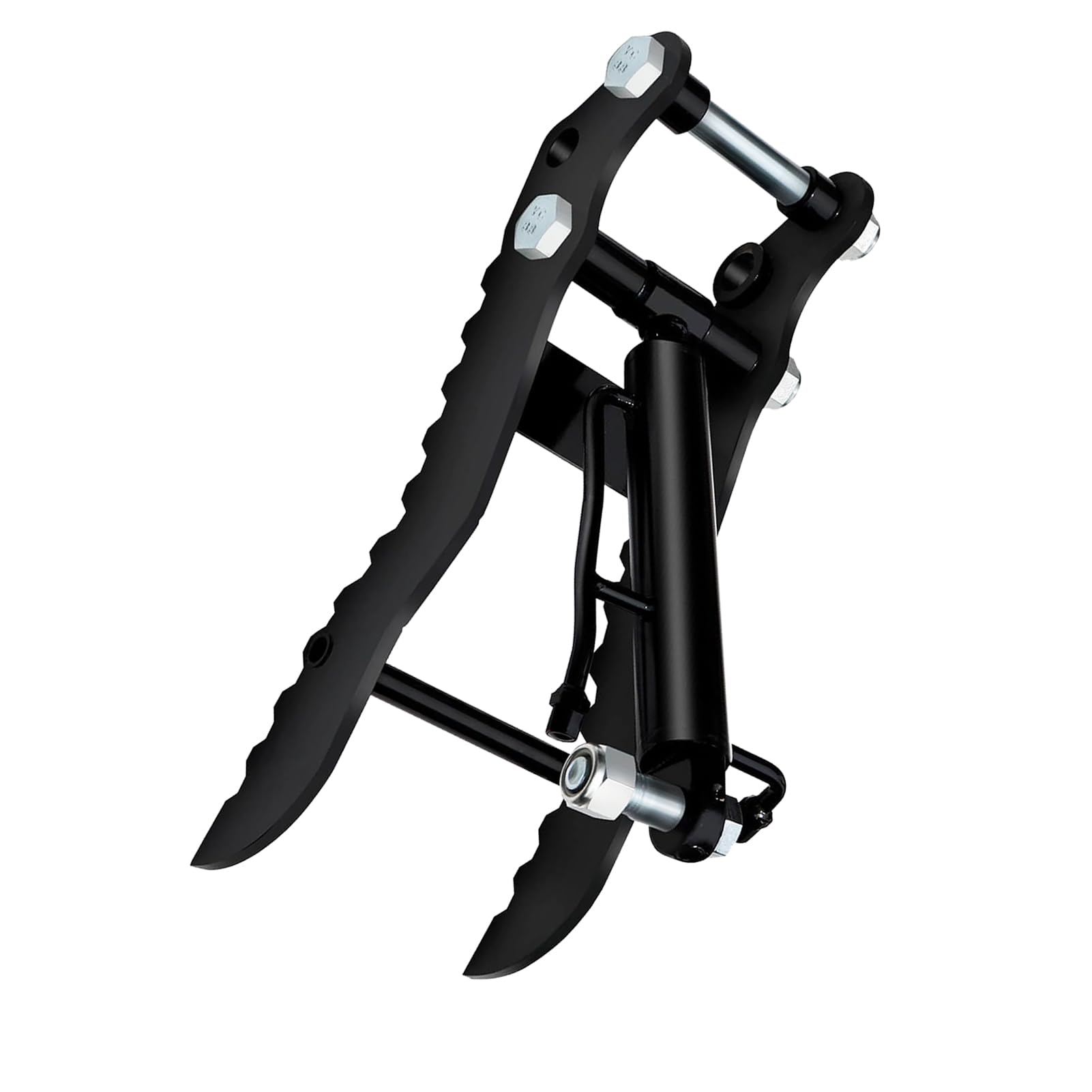 Rengue Clamp/Holder Idraulica per Pollice, Attacco Idraulico per Escavatore in Acciaio Mn, Versatile per la Movimentazione di Materiali, Angoli Regolabili, Facile Installazione per Mini Escavatori