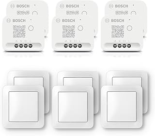 Bosch Smart Home dimmbare Beleuchtung-Set inklusive Wandschalter, 6x Dimmer, 6x Wandschalter