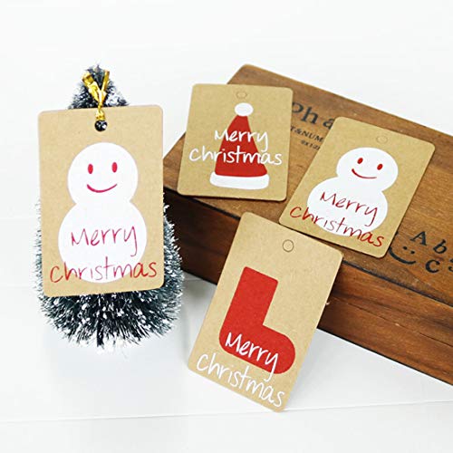 Souarts - Cartellini rettangolari per regali